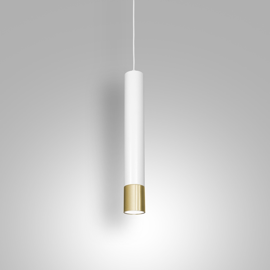 Candelabro suspenso NEST 1xGU10/8W/230V branco/dourado