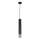 Candelabro suspenso NEST 1xGU10/8W/230V preto/cromado brilhante