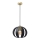 Candelabro suspenso NEWTON 1xE27/15W/230V preto/dourado