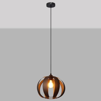 Candelabro suspenso NEWTON 1xE27/15W/230V preto