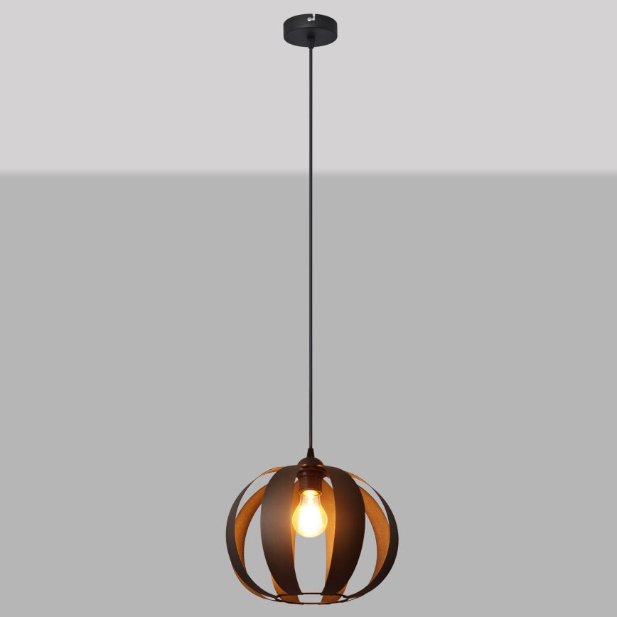 Candelabro suspenso NEWTON 1xE27/15W/230V preto