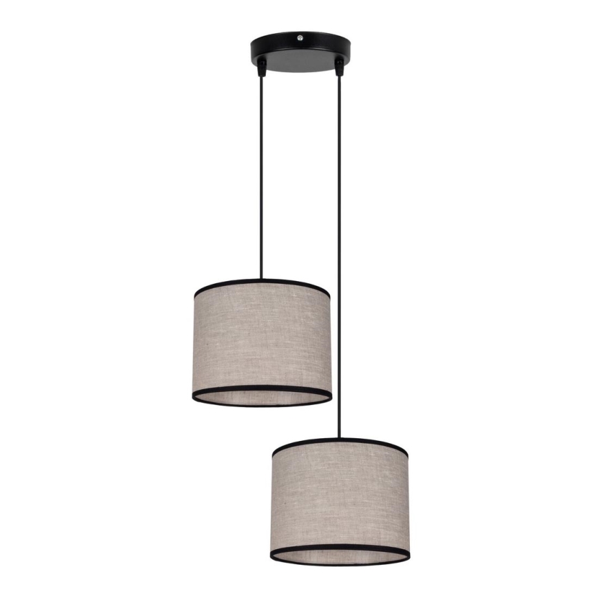 Candelabro suspenso NEXO 2xE27/60W/230V diâmetro 22 cm