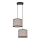 Candelabro suspenso NEXO 2xE27/60W/230V diâmetro 22 cm