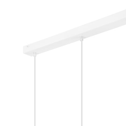 Candelabro suspenso NICO 3xE27/60W/230V branco/faia