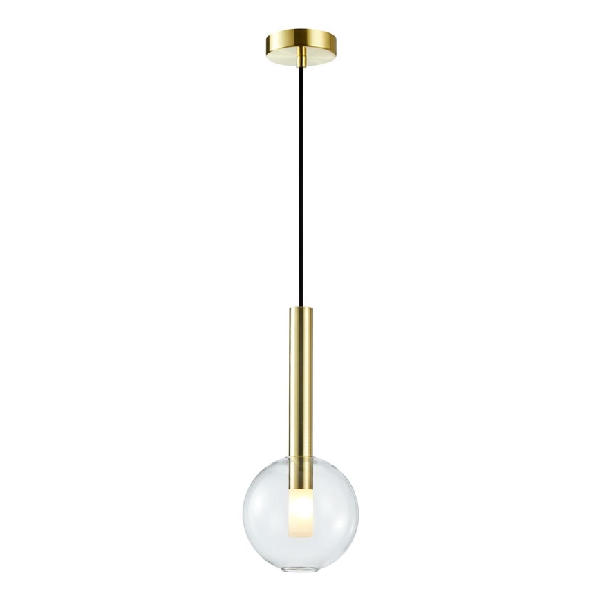 Candelabro suspenso NIKO 1xG9/9W/230V diâmetro 15 cm dourada