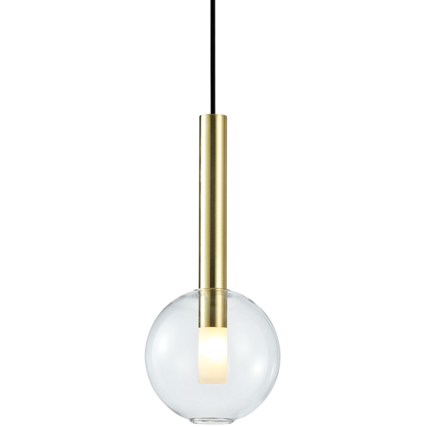 Candelabro suspenso NIKO 1xG9/9W/230V diâmetro 15 cm dourada