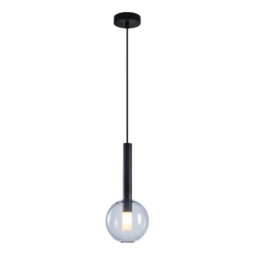 Candelabro suspenso NIKO 1xG9/9W/230V diâmetro 15 cm preto