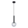 Candelabro suspenso NIKO 1xG9/9W/230V diâmetro 15 cm preto
