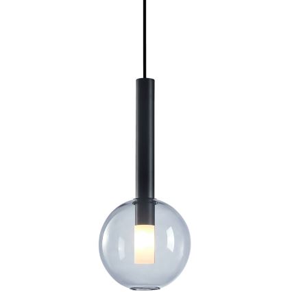 Candelabro suspenso NIKO 1xG9/9W/230V diâmetro 15 cm preto