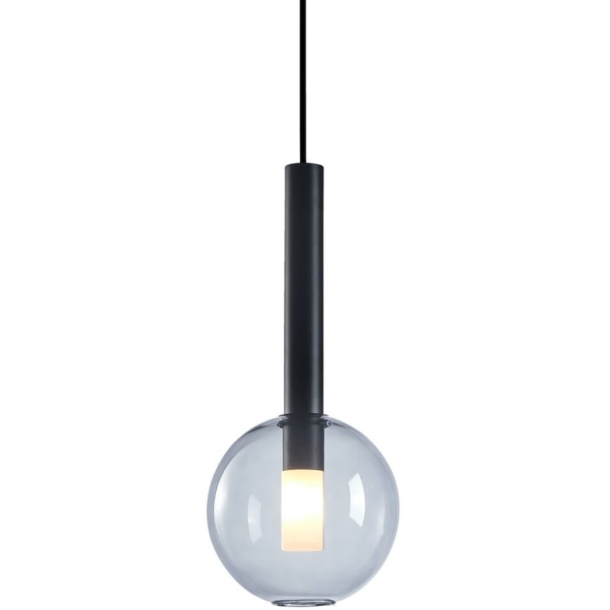 Candelabro suspenso NIKO 1xG9/9W/230V diâmetro 15 cm preto