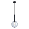 Candelabro suspenso NIKO 1xG9/9W/230V diâmetro 20 cm preto