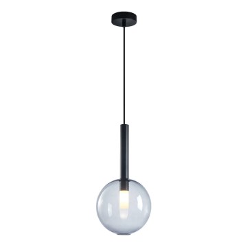 Candelabro suspenso NIKO 1xG9/9W/230V diâmetro 20 cm preto