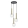 Candelabro suspenso NIKO 3xG9/9W/230V dourada