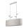 Candelabro suspenso NOEMI 2xE27/60W/230V prateado