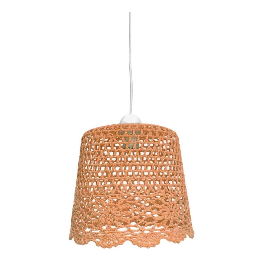 Candelabro suspenso NONNA 1xE27/60W/230V laranja