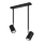 Candelabro suspenso NORANO 2xGU10/40W/230V preto