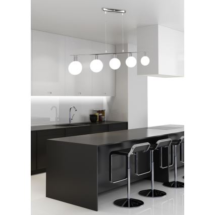 Candelabro suspenso ODEN 5xG9/40W/230V