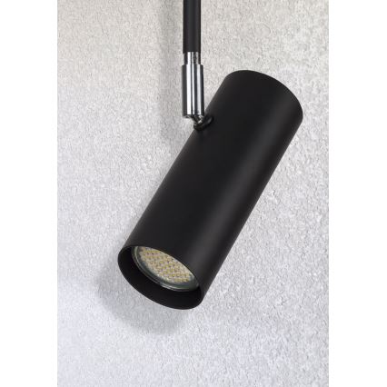 Candelabro suspenso OKO 1xGU10/25W/230V 30 cm preto