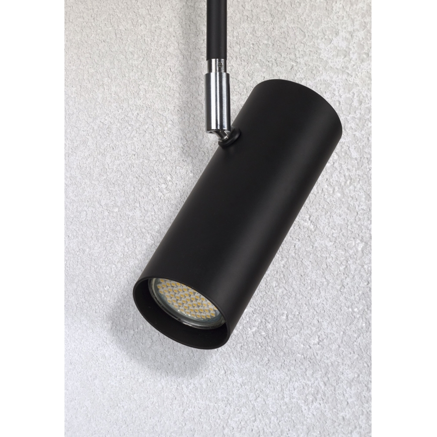 Candelabro suspenso OKO 1xGU10/25W/230V 30 cm preto