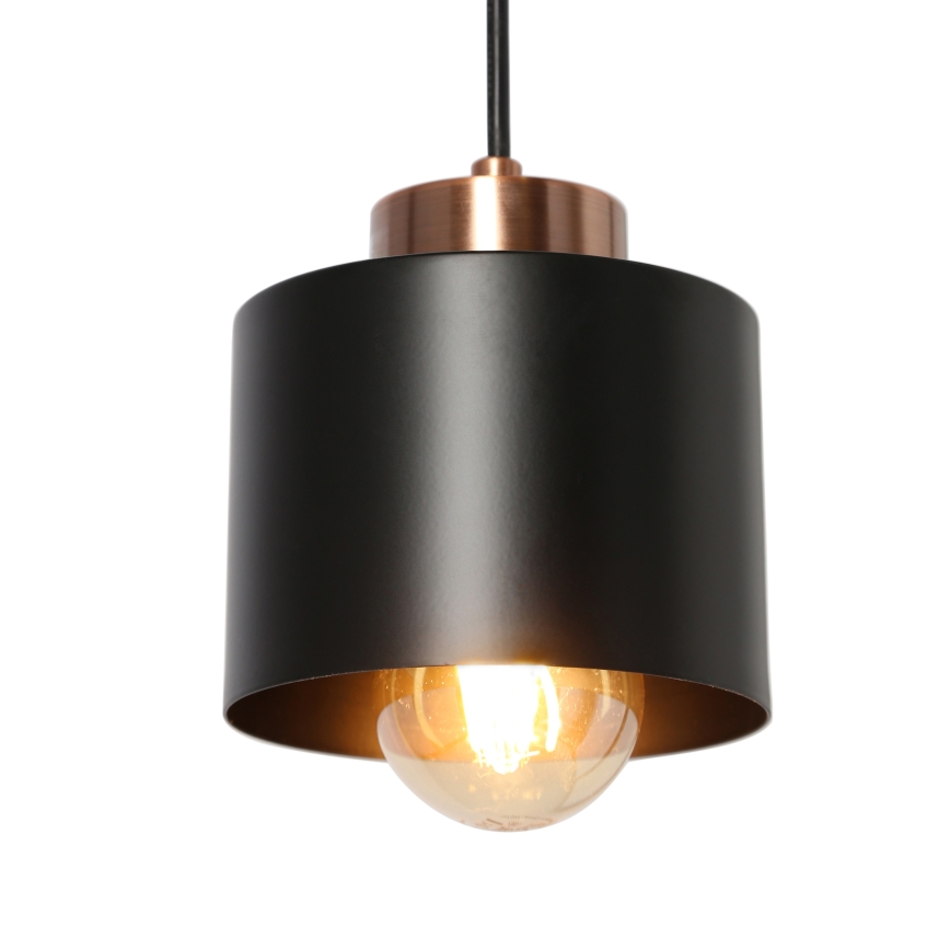 Candelabro suspenso OLENA 1xE27/60W/230V preto