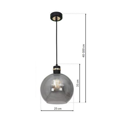 Candelabro suspenso OMEGA 1xE27/60W/230V