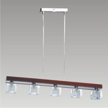 Candelabro suspenso OMEGA 5xG9/40W/2320V árvore da borracha