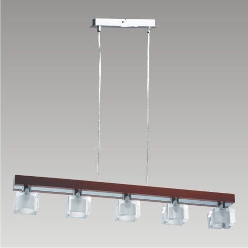 Candelabro suspenso OMEGA 5xG9/40W/2320V árvore da borracha