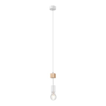 Candelabro suspenso ORAZIO 1xE27/60W/230V faia - FSC certificado