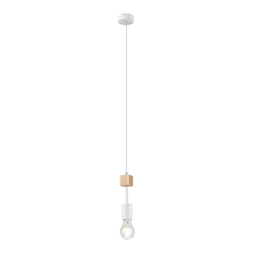 Candelabro suspenso ORAZIO 1xE27/60W/230V faia - FSC certificado