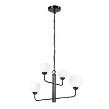 Candelabro suspenso OSCAR 4xG9/5W/230V preto