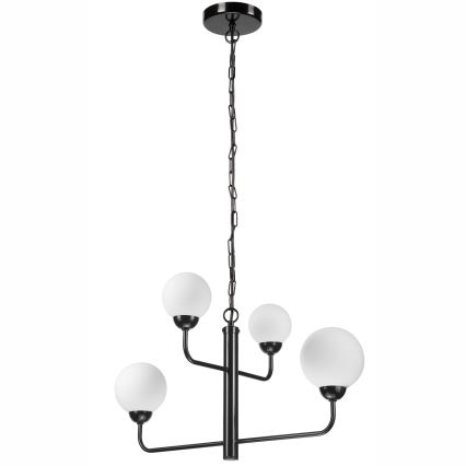 Candelabro suspenso OSCAR 4xG9/5W/230V preto