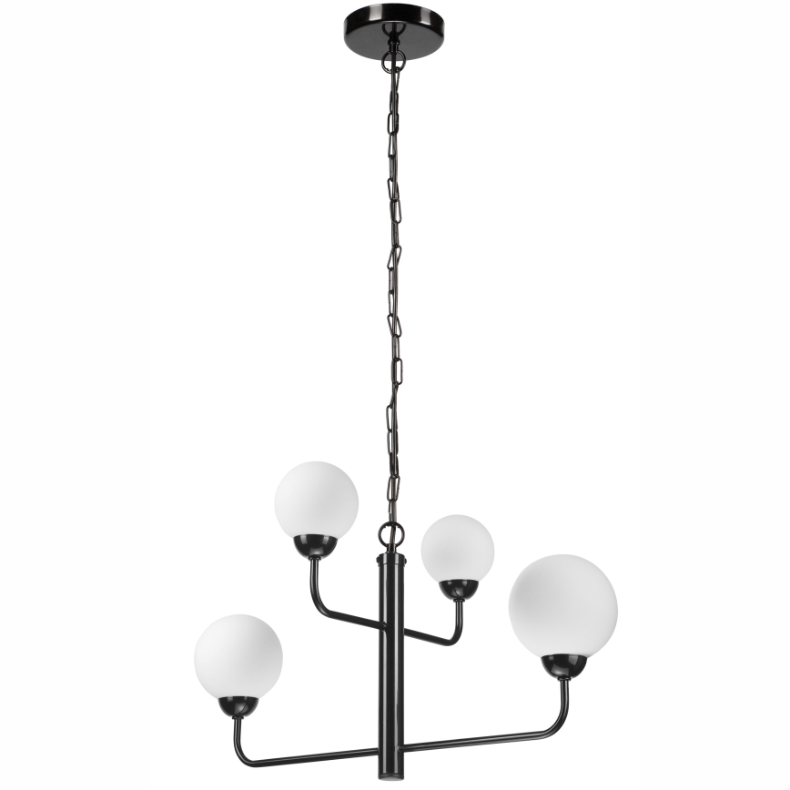 Candelabro suspenso OSCAR 4xG9/5W/230V preto