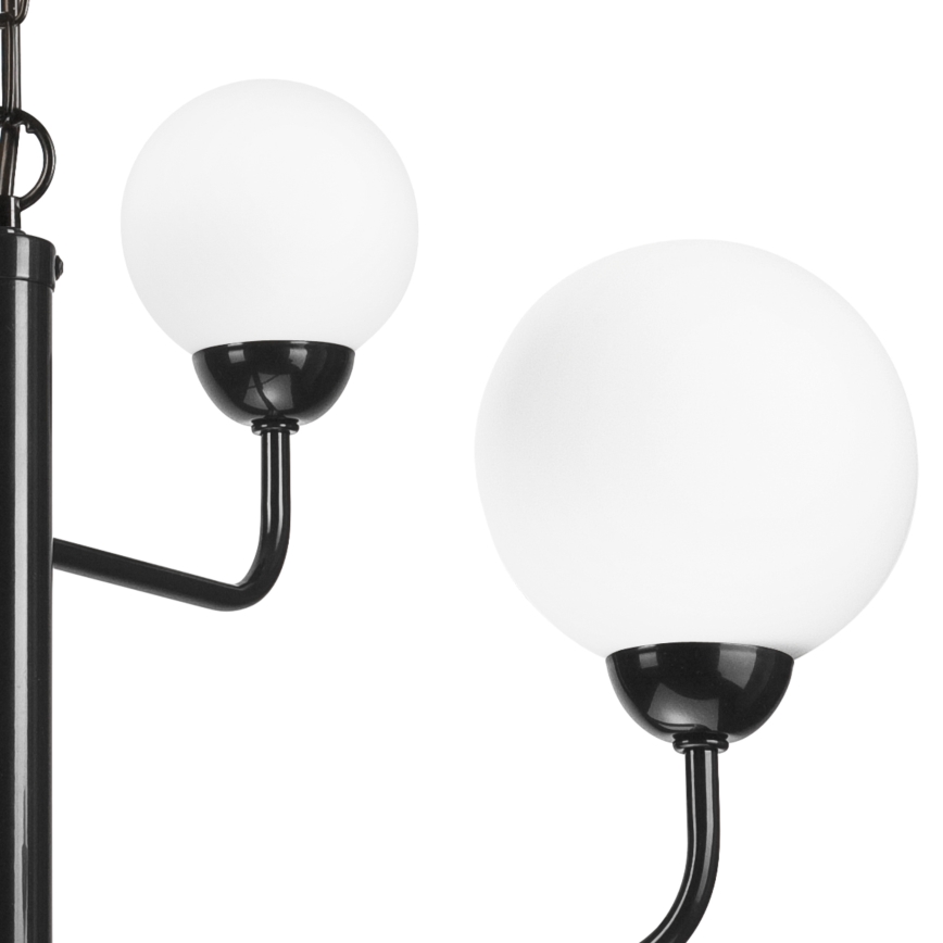 Candelabro suspenso OSCAR 4xG9/5W/230V preto