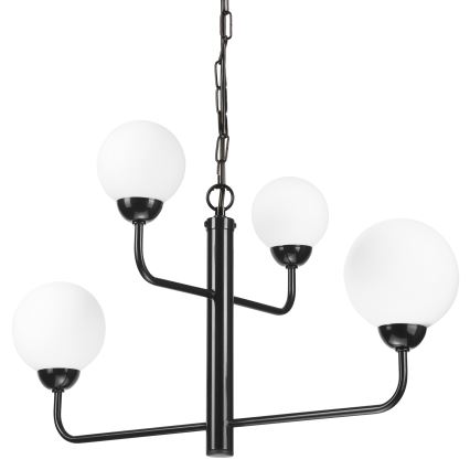 Candelabro suspenso OSCAR 4xG9/5W/230V preto