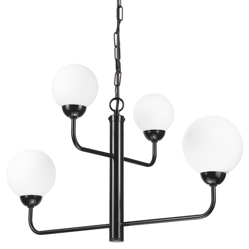 Candelabro suspenso OSCAR 4xG9/5W/230V preto