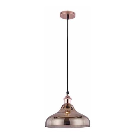 Candelabro suspenso OXIGEN 1xE27/15W/230V cobre/rosa dourada