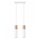 Candelabro suspenso PABLO 2xGU10/40W/230V branco/faia