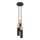 Candelabro suspenso PABLO 3xGU10/40W/230V preto/faia