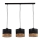 Candelabro suspenso PAGLIA 3xE27/60W/230V 60 cm vime