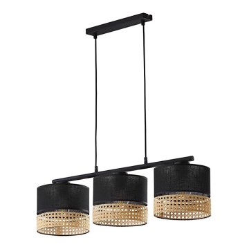 Candelabro suspenso PAGLIA 3xE27/60W/230V 70 cm