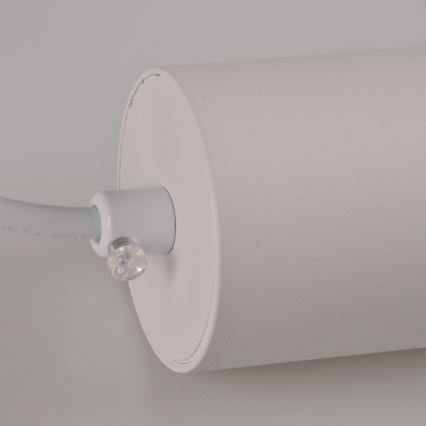 Candelabro suspenso para sistema de carril MARIBEL 3xGU10/10W/230V + 1 m sistema de carril branco