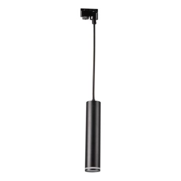 Candelabro suspenso para sistema de carril PARIS 1xGU10/10W/230V preto