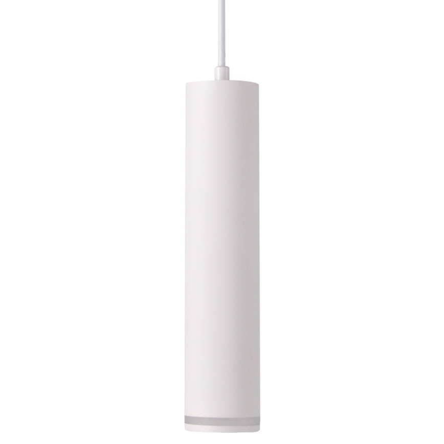 Candelabro suspenso para sistema de carril PARIS 3xGU10/10W/230V + 1 m sistema de carril branco