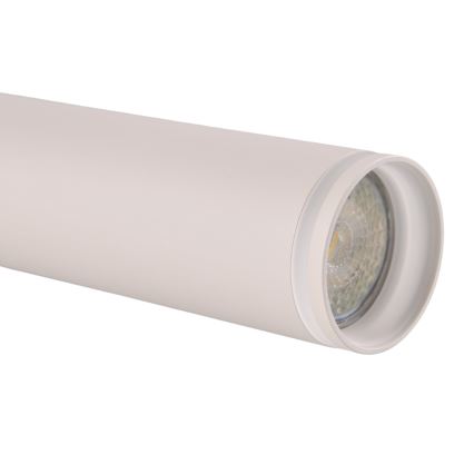 Candelabro suspenso para sistema de carril PARIS 3xGU10/10W/230V + 1 m sistema de carril branco