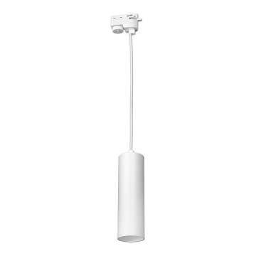 Candelabro suspenso para sistema de carril PIPE 1xGU10/25W/230V branco