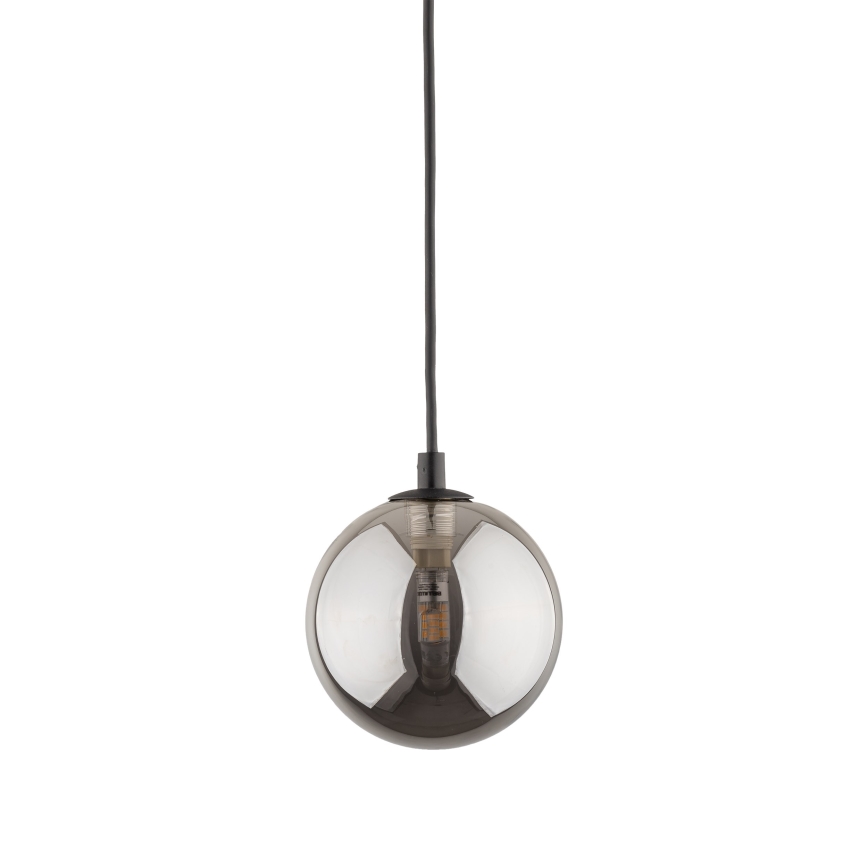 Candeeiro suspenso para sistema de carris monofásico TRACER 1xG9/8W/230V preto/fumado preto
