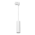Candelabro suspenso para sistema de carril trifásico PIPE 1xGU10/25W/230V branco