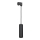 Candelabro suspenso para sistema trifásico de carril PIPE 1xGU10/25W/230V preto
