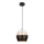 Candelabro suspenso PARIS 1xE27/60W/230V branco/preto/dourado