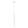 Candelabro suspenso PASTELO 1xG9/8W/230V branco